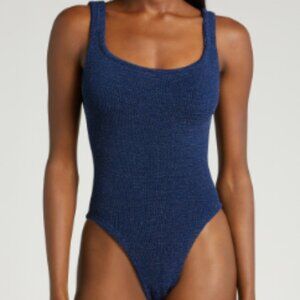 Hunza G Square Neck One-Piece Swimsuit